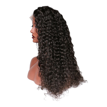 Load image into Gallery viewer, Black Curly Lace Front 100% Human Virgin hair
