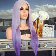 Load image into Gallery viewer, Pretty Charming Purple Girl Straight Wig
