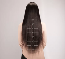 Load image into Gallery viewer, Black Lace front wig 100% Human Virgin
