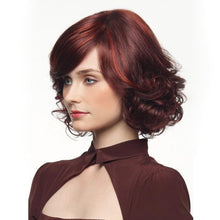 Load image into Gallery viewer, Real mixed red wavy full wig
