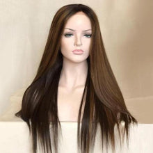 Load image into Gallery viewer, Silky straigh top-quality wig
