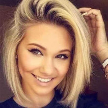 Load image into Gallery viewer, Easeful Blonde Chin Length Wigs
