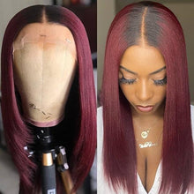 Load image into Gallery viewer, Long Silk Straight Red Color Wig
