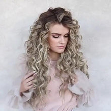 Load image into Gallery viewer, Long Curly Blonde Wig Glueless Daily Wear
