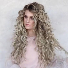 Load image into Gallery viewer, Long Curly Blonde Wig Glueless Daily Wear
