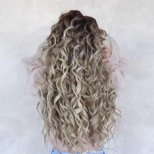 Load image into Gallery viewer, Long Curly Blonde Wig Glueless Daily Wear
