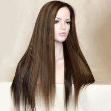 Load image into Gallery viewer, Silky straigh top-quality wig

