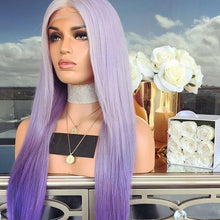 Load image into Gallery viewer, Pretty Charming Purple Girl Straight Wig

