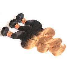 Load image into Gallery viewer, 100% Human Hair Two-color gradient curly hair weft
