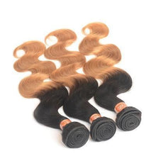 Load image into Gallery viewer, 100% Human Hair Two-color gradient curly hair weft
