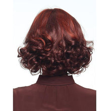 Load image into Gallery viewer, Real mixed red wavy full wig

