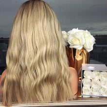 Load image into Gallery viewer, Youthful Fascinating Blonde Deep Wavy Wig
