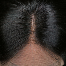 Load image into Gallery viewer, Black Straight natural 100% Human Virgin hair
