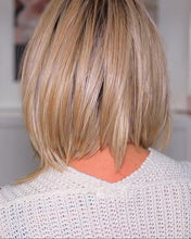 Load image into Gallery viewer, Natural Looking Heat Resistant Wig with Dark Roots
